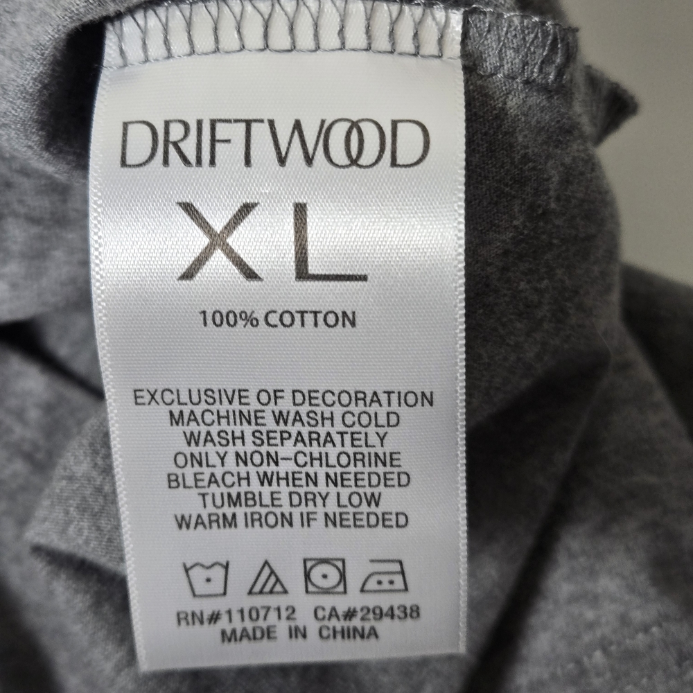 DRIFTWOOD Shirt Size XL Clare Long Sleeve Crew Moody Paisley Floral Embroidered - Picture 10 of 12